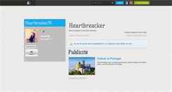 Desktop Screenshot of heartbreaker76.skyrock.com