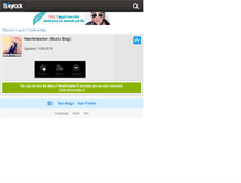Tablet Screenshot of heartbreaker76.skyrock.com