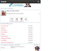Tablet Screenshot of cyrusmileymusic2.skyrock.com