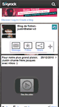 Mobile Screenshot of fiction-justinbieber-x3.skyrock.com