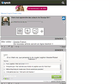Tablet Screenshot of france-gossip.skyrock.com