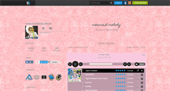 Desktop Screenshot of mermaidmelody-official.skyrock.com