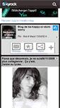 Mobile Screenshot of be-happy-or-dont-worry.skyrock.com