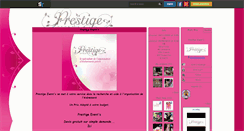 Desktop Screenshot of prestige-events.skyrock.com