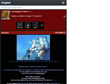 Tablet Screenshot of dingue2mangas.skyrock.com