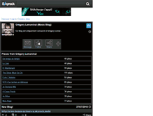 Tablet Screenshot of gregory-ange-lemarchal-x.skyrock.com