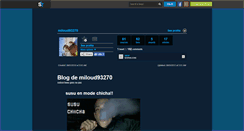 Desktop Screenshot of miloud93270.skyrock.com