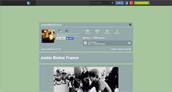 Desktop Screenshot of justinbiebsfrance.skyrock.com