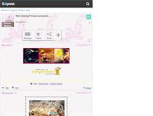 Tablet Screenshot of disney-motion.skyrock.com