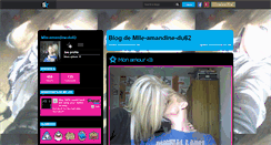 Desktop Screenshot of mlle-amandine-du62.skyrock.com