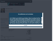 Tablet Screenshot of korn-officiel.skyrock.com