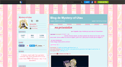 Desktop Screenshot of mystery-of-utau.skyrock.com