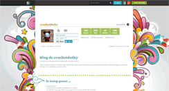 Desktop Screenshot of crochetdothy.skyrock.com