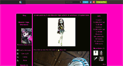 Desktop Screenshot of monster-high-draculaura.skyrock.com