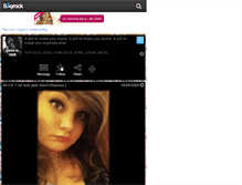 Tablet Screenshot of carla-is-rock.skyrock.com