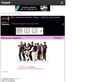 Tablet Screenshot of glee0nline.skyrock.com