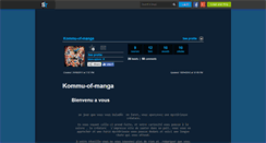 Desktop Screenshot of kommu-of-manga.skyrock.com