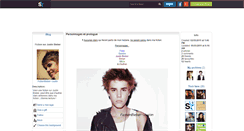 Desktop Screenshot of fictionbieber--justin.skyrock.com