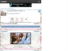 Tablet Screenshot of daniela--jonathan--love.skyrock.com
