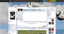 Desktop Screenshot of euro-foot-31.skyrock.com