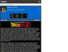 Tablet Screenshot of dragonballz87.skyrock.com