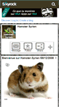 Mobile Screenshot of hamster-syrien.skyrock.com