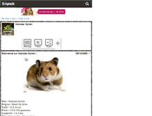 Tablet Screenshot of hamster-syrien.skyrock.com