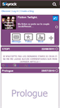 Mobile Screenshot of fiction-twilight-lo0ve.skyrock.com