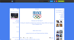 Desktop Screenshot of equipedefranceolympique.skyrock.com