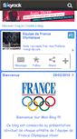 Mobile Screenshot of equipedefranceolympique.skyrock.com