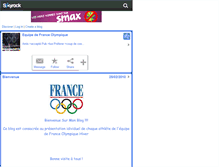 Tablet Screenshot of equipedefranceolympique.skyrock.com