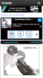 Mobile Screenshot of deathnote-fiction.skyrock.com