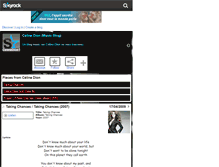 Tablet Screenshot of celinediontakingchances2.skyrock.com