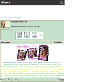 Tablet Screenshot of alessandralove01.skyrock.com