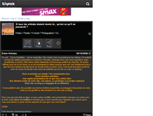 Tablet Screenshot of entreartistes.skyrock.com