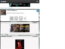 Tablet Screenshot of ecrannoir.skyrock.com