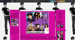 Desktop Screenshot of fiction-justin-life.skyrock.com