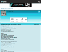 Tablet Screenshot of chanson-de-moi76.skyrock.com