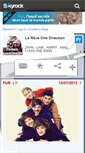 Mobile Screenshot of fiction-loveonedirection.skyrock.com