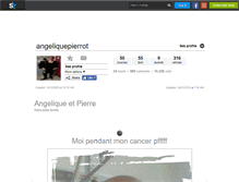 Tablet Screenshot of angeliquepierrot.skyrock.com