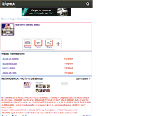 Tablet Screenshot of faboulous-star-maryline.skyrock.com