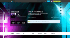 Desktop Screenshot of fandevous17.skyrock.com