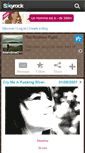 Mobile Screenshot of blandine21140.skyrock.com