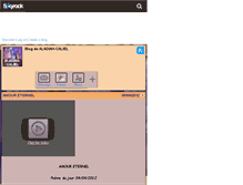 Tablet Screenshot of aladiah-caliel.skyrock.com