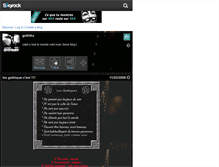 Tablet Screenshot of gothika82.skyrock.com