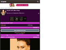 Tablet Screenshot of hilaryduff-officiel.skyrock.com
