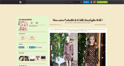 Desktop Screenshot of annasophiarob.skyrock.com