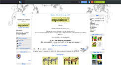 Desktop Screenshot of equideo-jeu-chevaux.skyrock.com