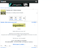 Tablet Screenshot of equideo-jeu-chevaux.skyrock.com