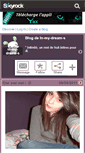 Mobile Screenshot of in-my-dream-s.skyrock.com